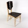 Chair made from wood.