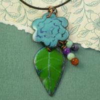 An example of an enamel pendant.