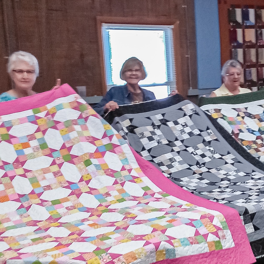 Quilting students show their latest work