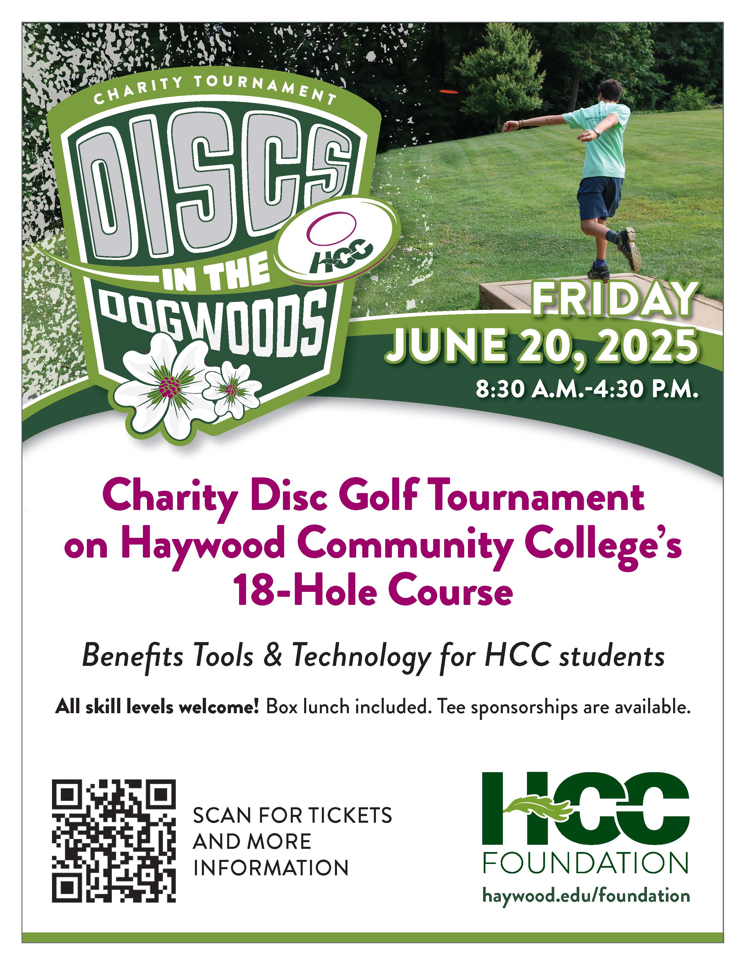 Discs in the Dogwoods Charity Tournament