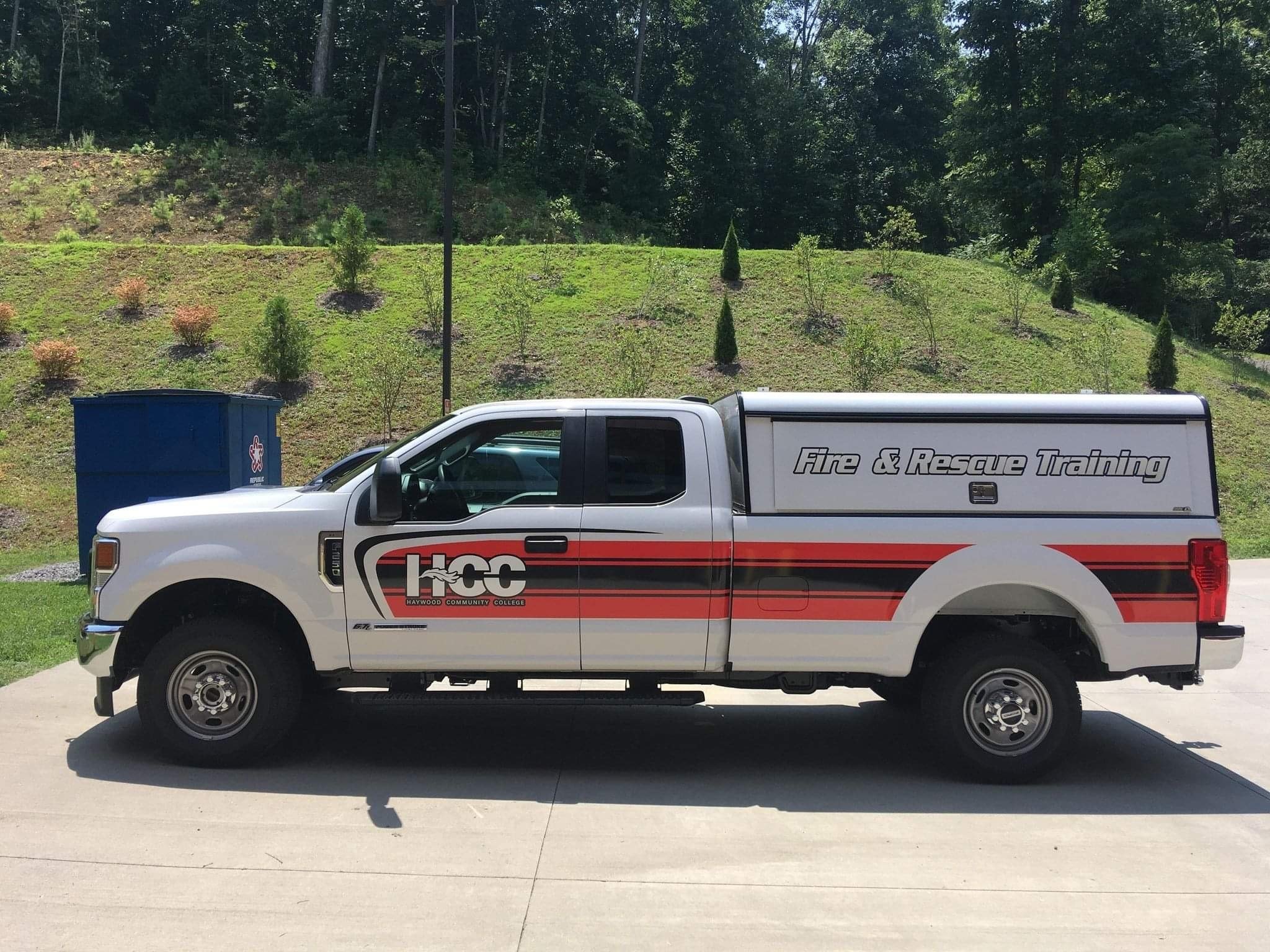 fire and rescue training truck