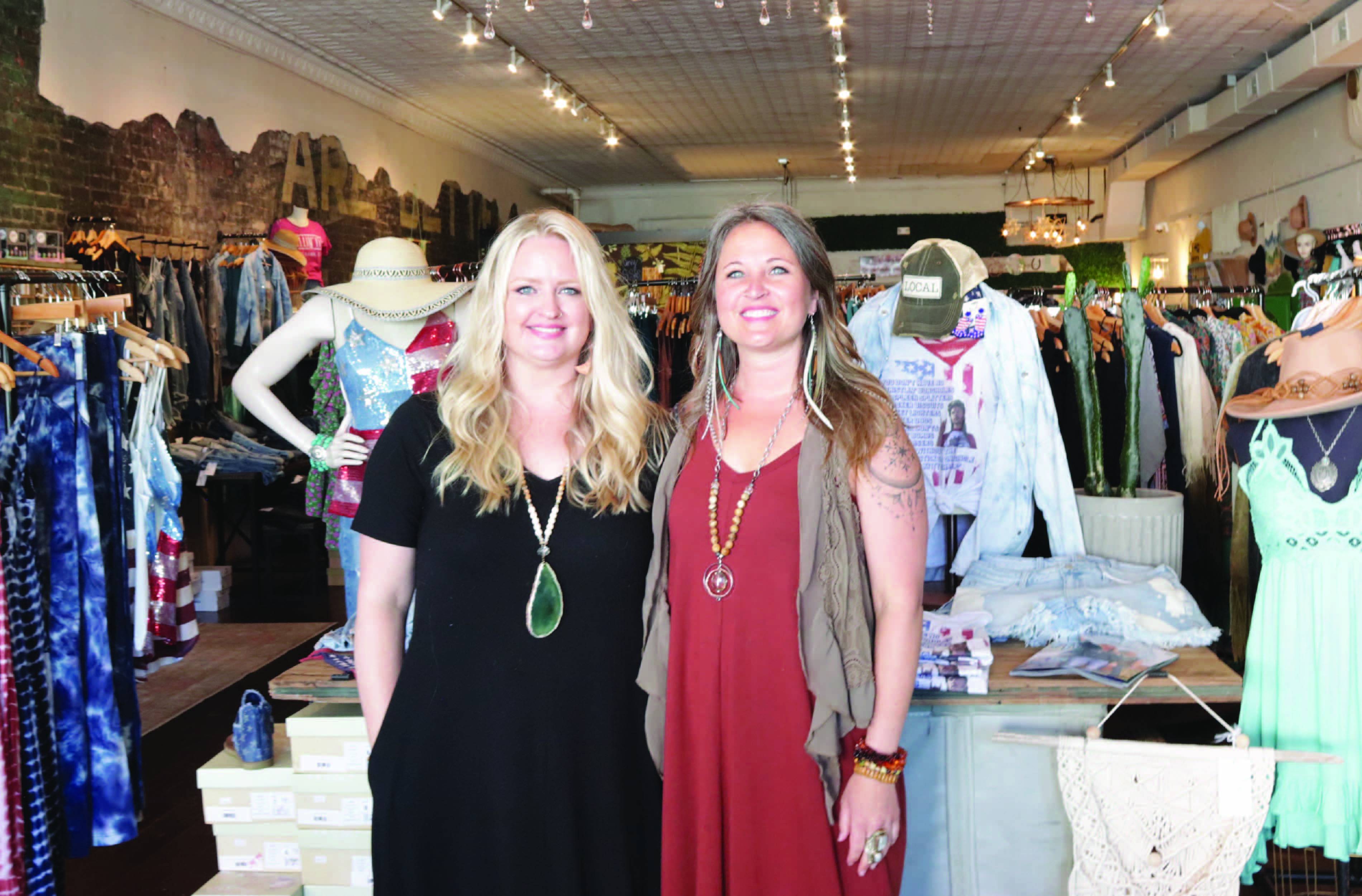 Pictured left to right are owners Haley Gaylord and Chelsea Ramsey. 