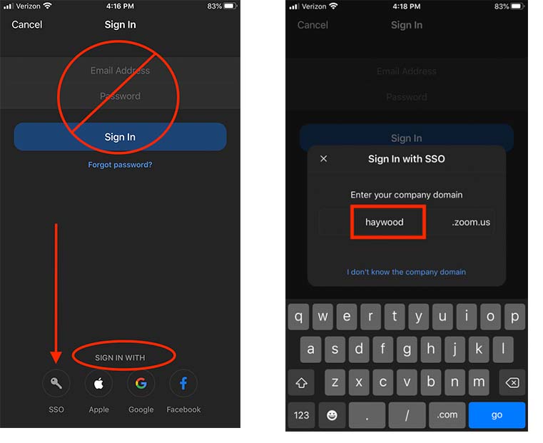 screenshot of cellphone screens how to download app