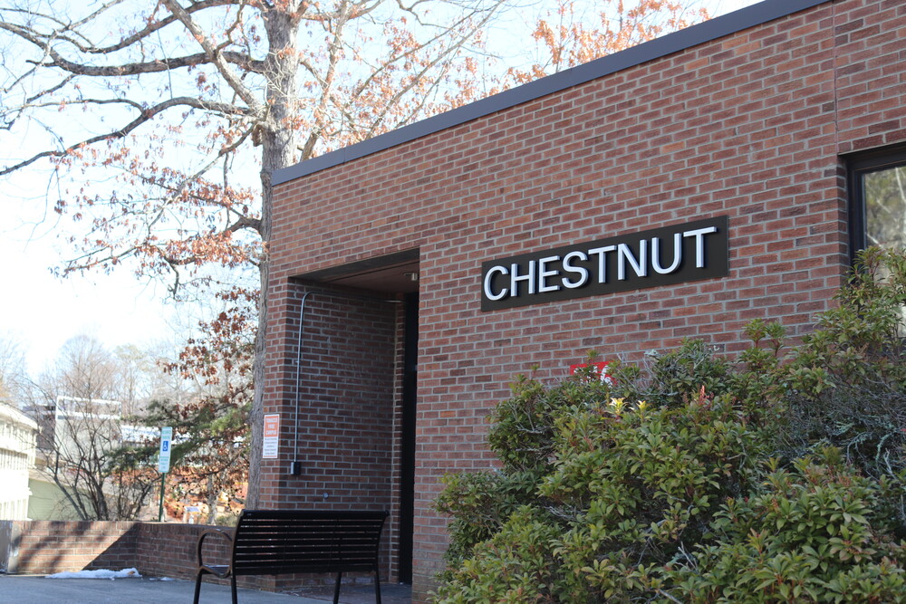 Front entrance of Chestnut building