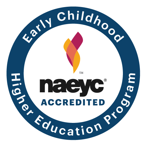 The logo of the NAEYC.