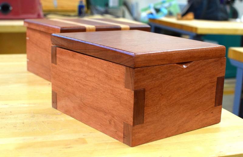 wooden box